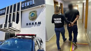 Homem foi preso - delegacia Goiânia