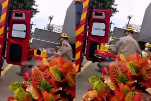 Homem cai de prédio no setor Aeroporto