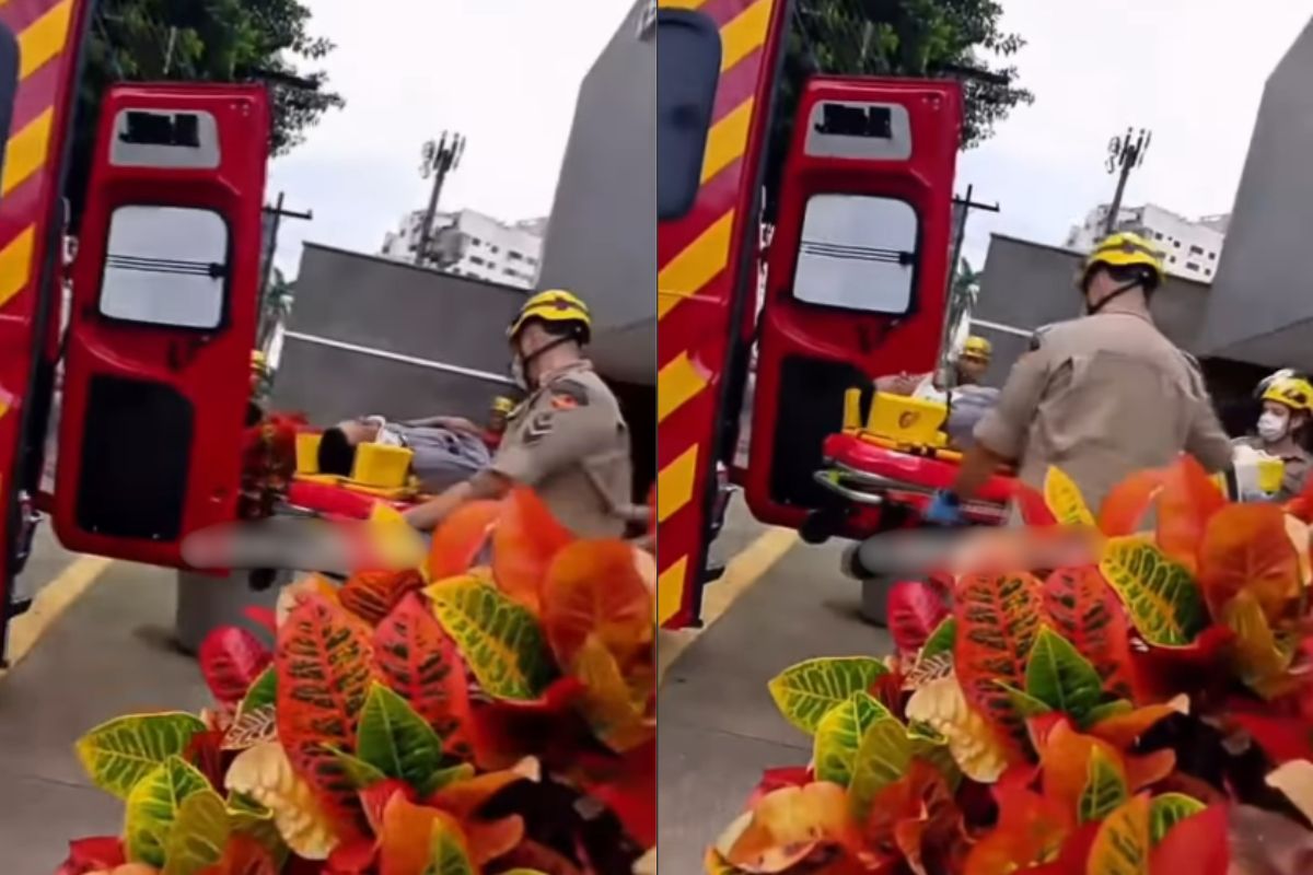 Homem cai de prédio no setor Aeroporto