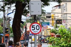 Velocidade máxima nas avenidas do Centro