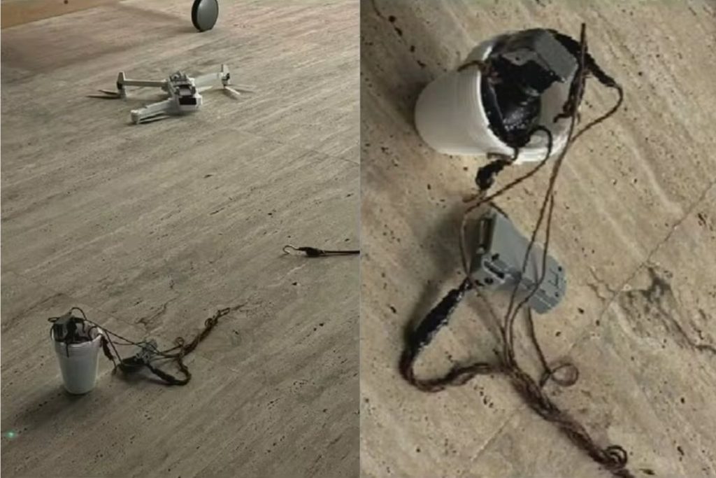 Drone com grana em atentado em Itaberaí