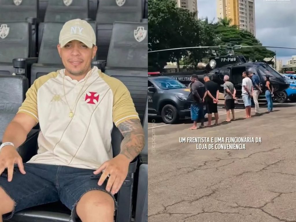 Seis pessoas foram presas suspeitas de envolvimento no furto e ocultação da arma do policial. (Foto: Reprodução)