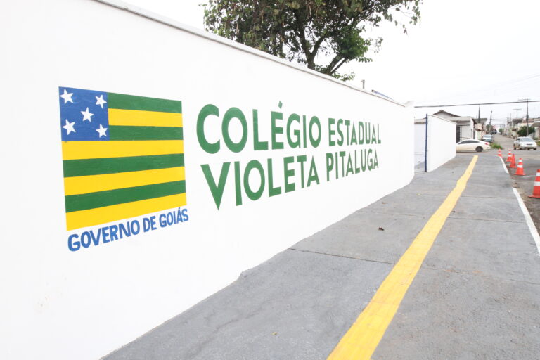 Com quadra coberta e laboratórios, novo Colégio Estadual Violeta Pitaluga é inaugurado em Anápolis