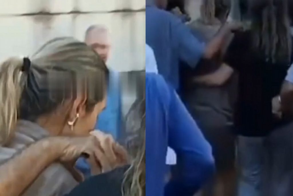 Mãe de Miguel deixa sepultamento sob escolta após relatos de ameaças em ItumbiaraMãe de Miguel deixa sepultamento sob escolta após relatos de ameaças em Itumbiara