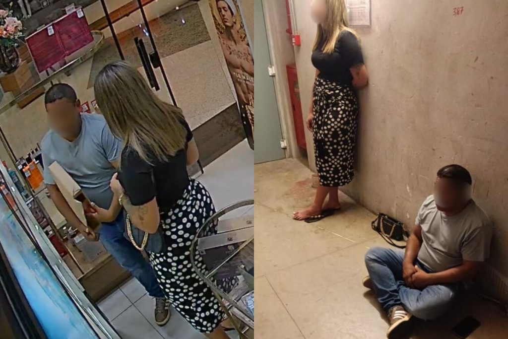Casal é flagrado furtando lojas em shopping de Goiânia e acaba detido
