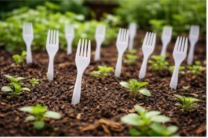 Garfos de plástico na terra: para que servem e por que jardineiros recomendam