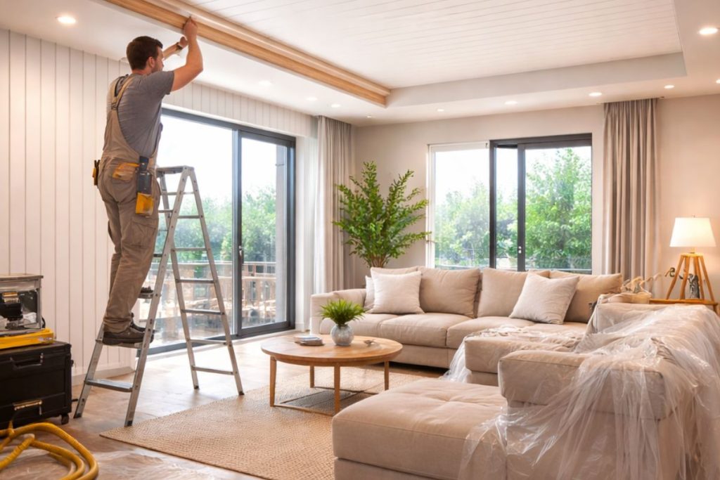 Fim do teto de gesso