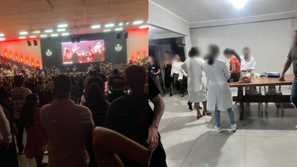 Jovens relatam ter passado mal durante Comepe por conta de aglomeração e calor.