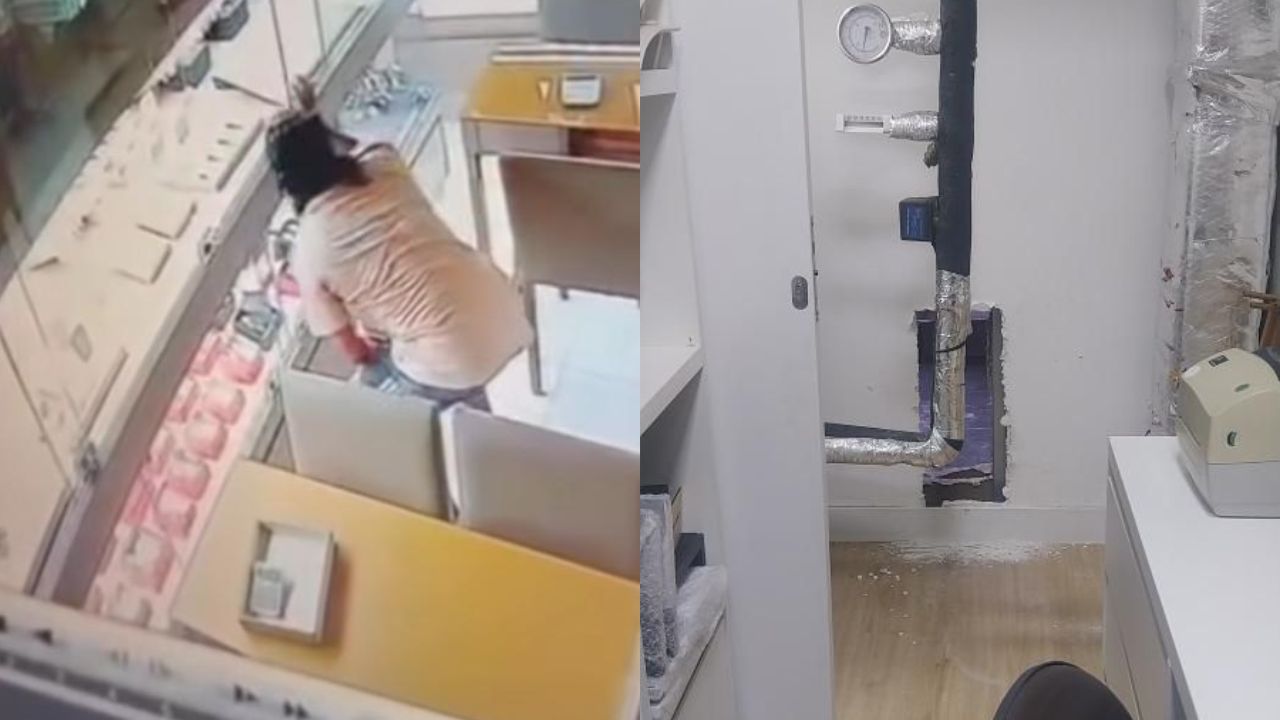 Furto em joalheria ocorreu dentro de shopping.