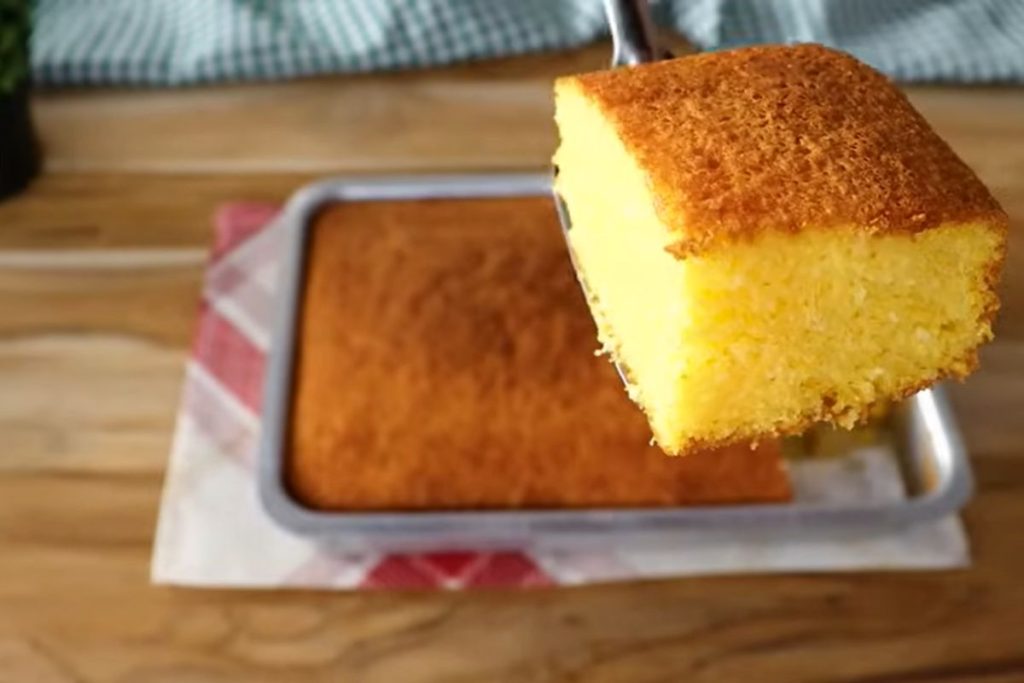 Bolo de Milharina fácil e rápido