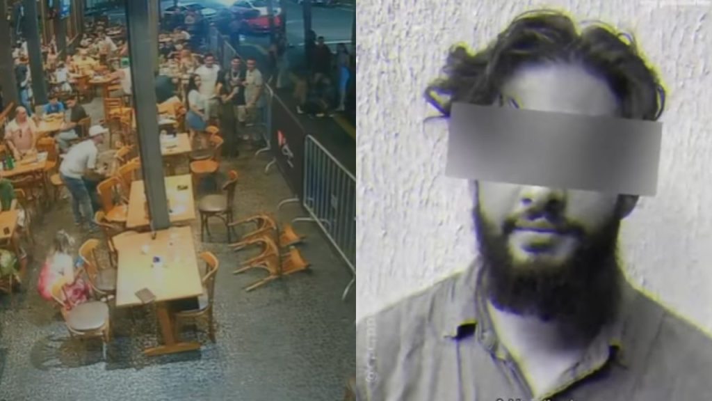 Jovem deu tiros para cima em pleno bar, no setor Marista.