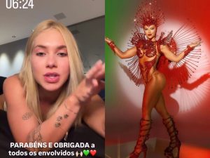 Virgínia afirmou ainda estar em êxtase após apresentação. (Foto: Redes Sociais)