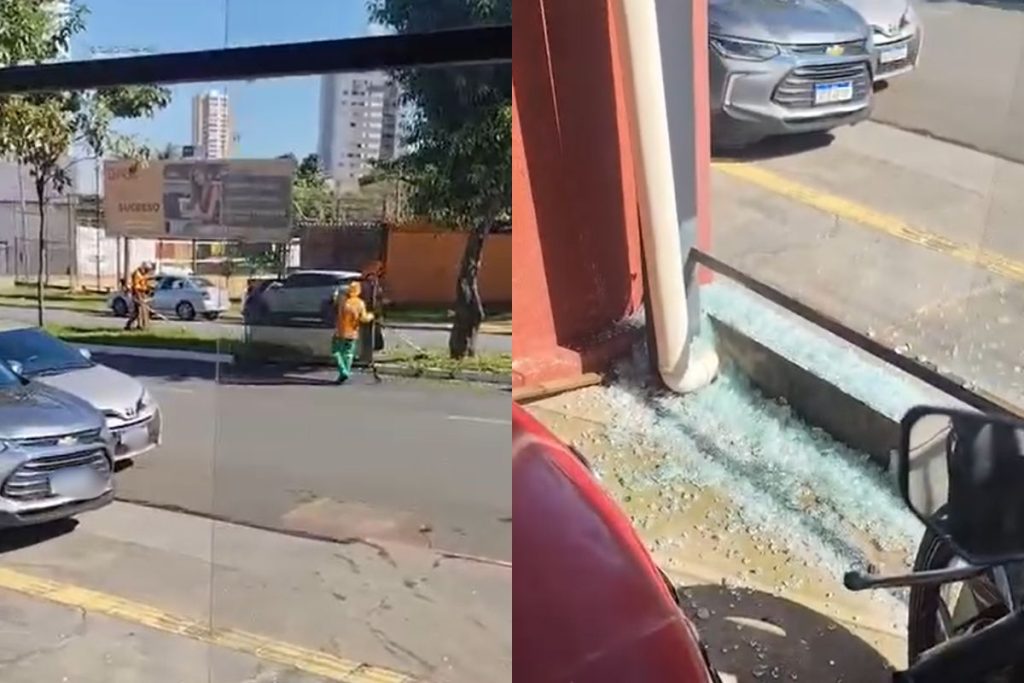 funcionários da Comurg trabalhando sem equipamento de segurança