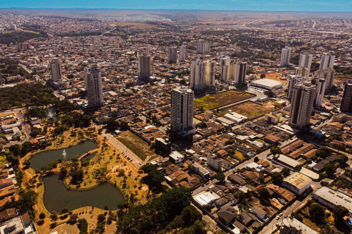 imagem aérea de Anápolis