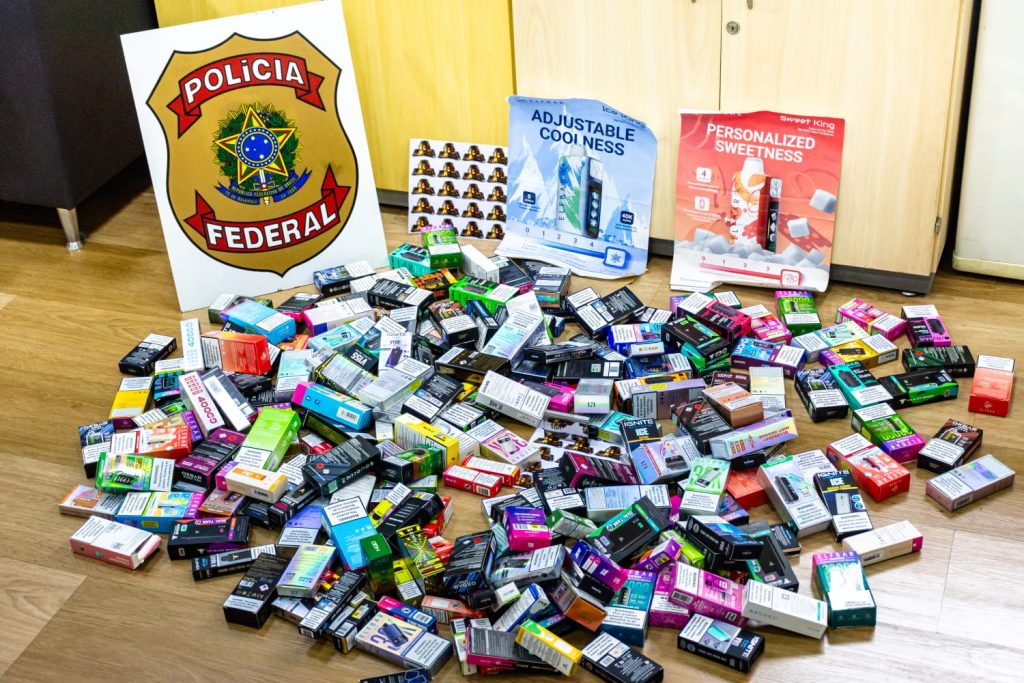 apreensão de cigarros eletrônicos