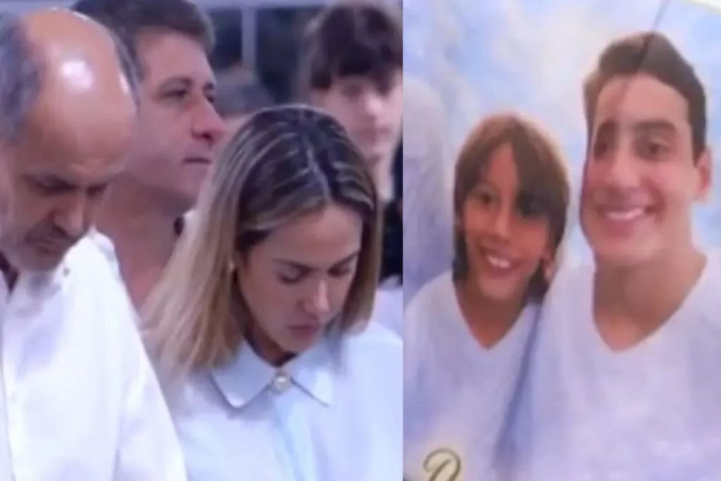 Familiares e amigos se reúnem em Itumbiara para missa de sétimo dia de Miguel e Benício