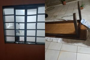Grupo de motociclistas invade e depreda casa de suspeito de crime contra crianças em Anápolis
