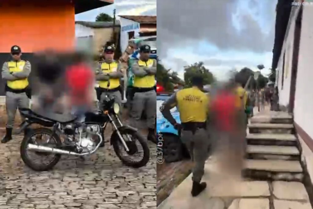 Fuga de moto termina com três presos pela PM em Pirenópolis