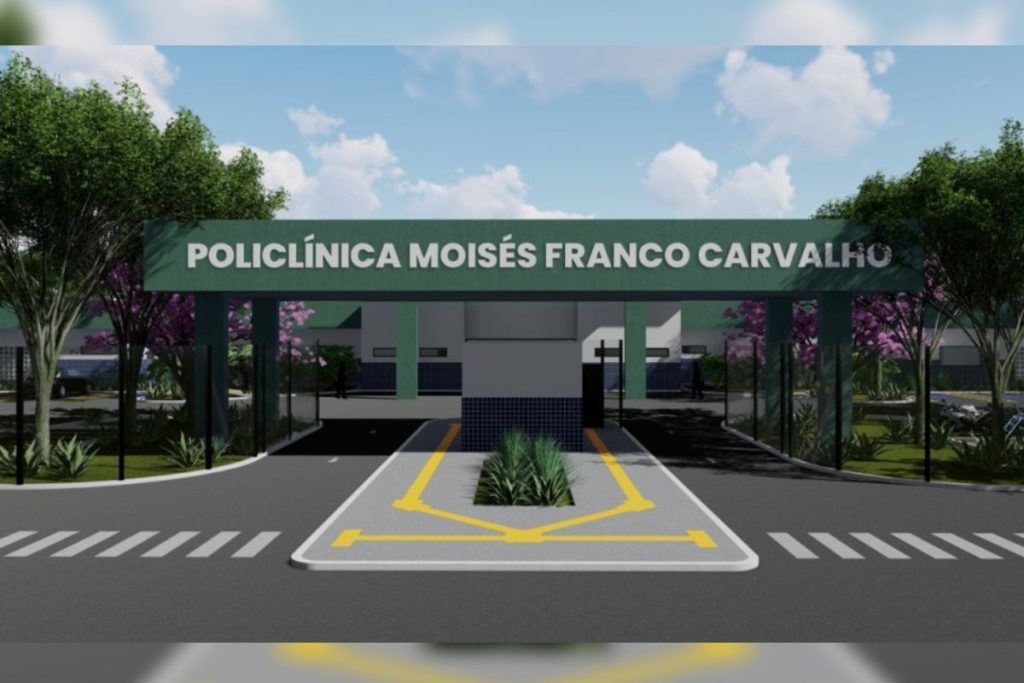maquete da nova policlinica de jatai