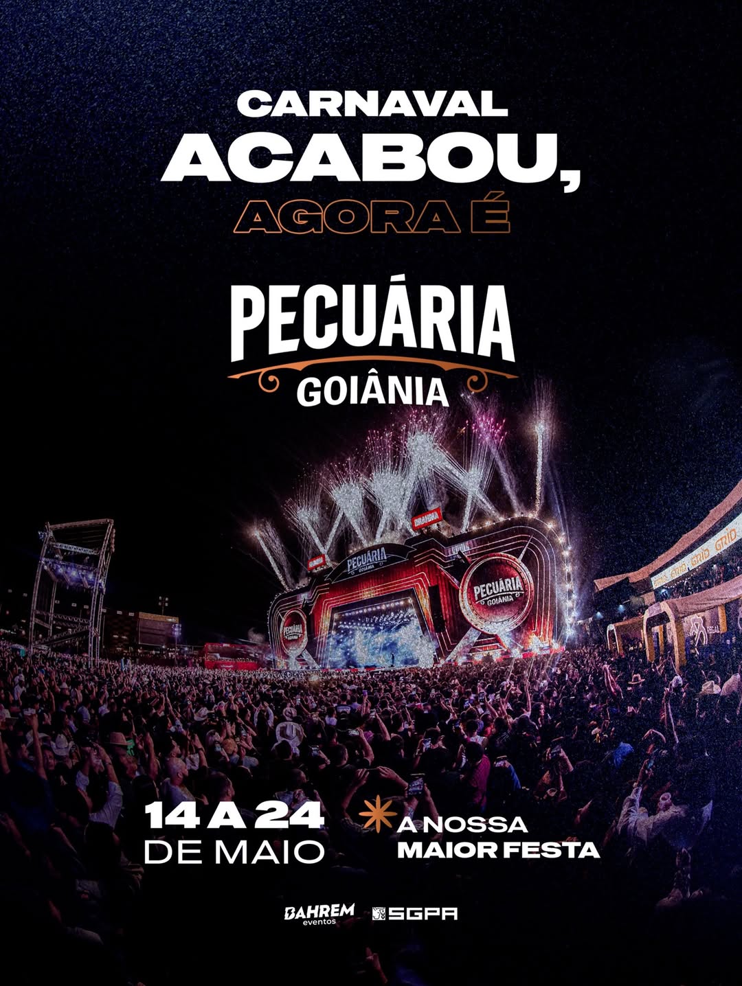 Publicação foi feita na página oficial da Pecuária de Goiânia. (Foto: Divulgação)