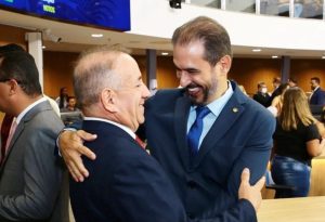 Ex-prefeito de Aparecida de Goiânia, Vilmar Mariano, e o então secretário da Fazenda do município, Einstein Paniago