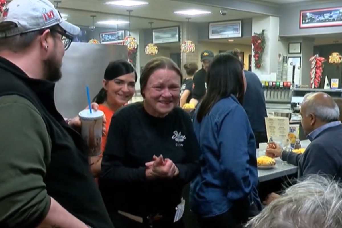 Ela trabalhou 30 anos no mesmo restaurante
