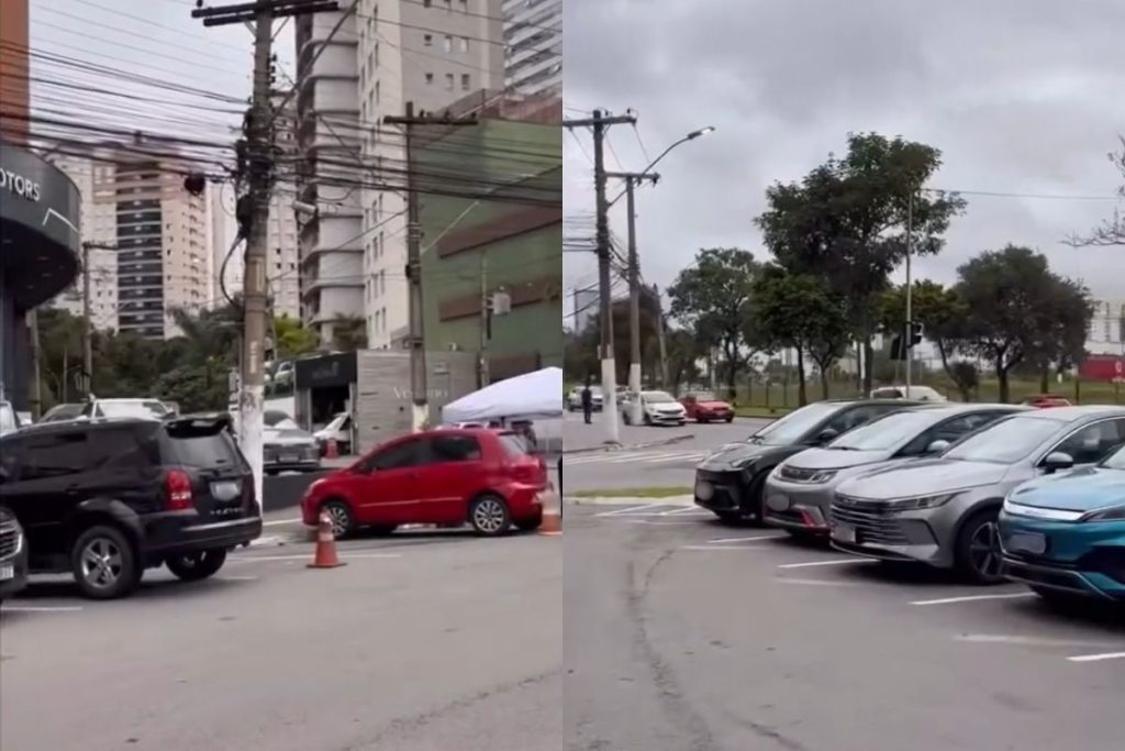 vagas de estacionamento em frente a Vitória Motors