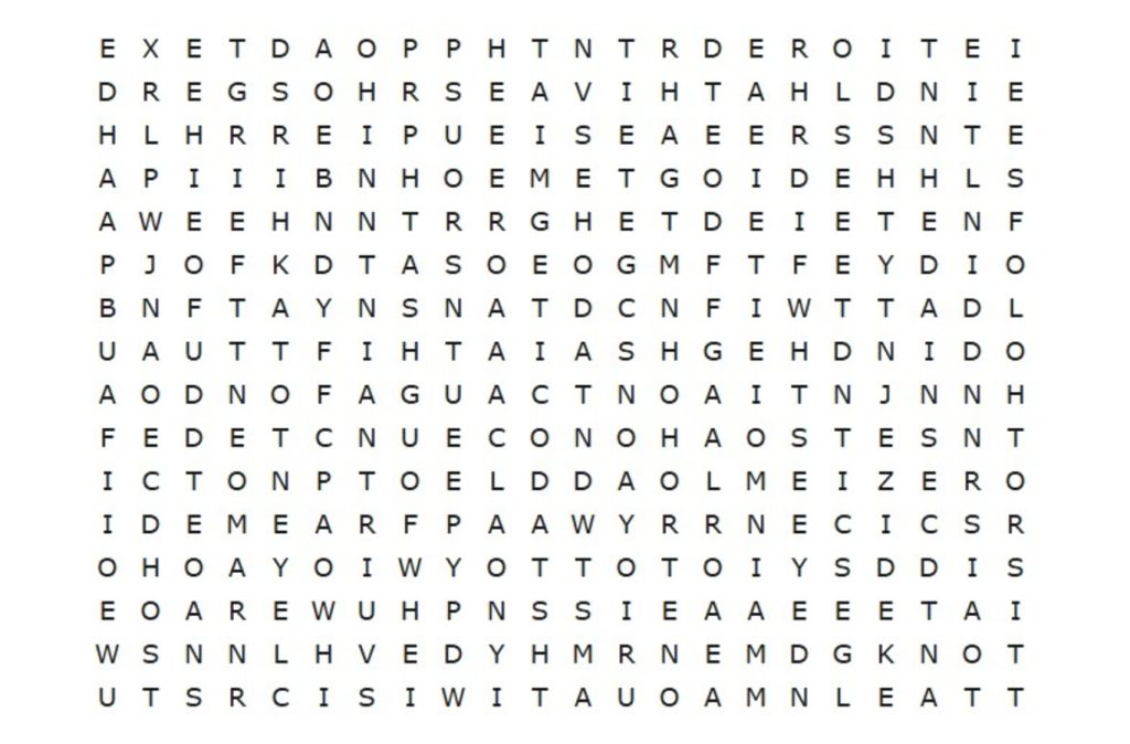 Desafio do momento: encontre a palavra “GELATINA” em menos de 12 segundos e mostre que você é capaz