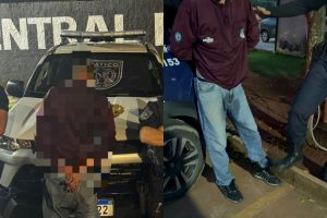 Bêbado fez xixi na calça ao ser preso pela GCM de Senador Canedo