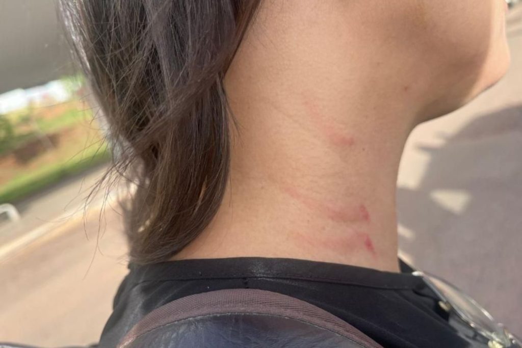 Briga em ônibus termina com passageira agredida e caso vai parar na delegacia em Luziânia