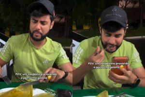 Nordestino viraliza ao provar pamonha goiana pela primeira vez em Anápolis
