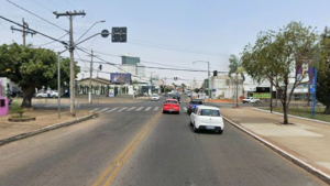 Avenida Pinheiro Chagas, no bairro Jundiaí, é uma das ruas interditadas