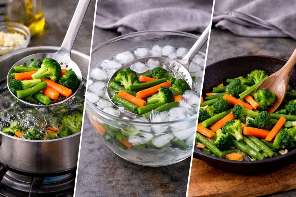 A MELHOR FORMA DE PREPARAR LEGUMES CROCANTES