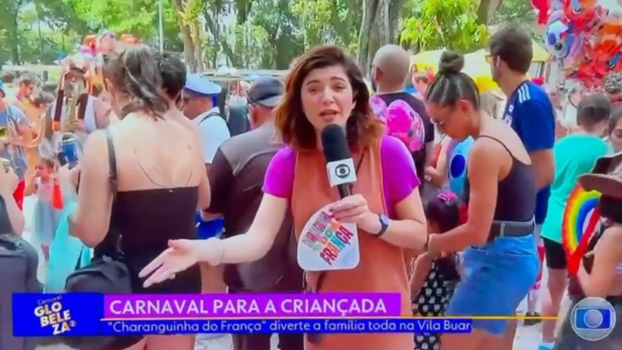 Homem arrota duas vezes e assusta repórter da Globo durante telejornal