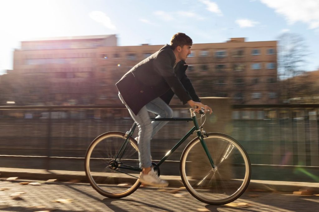 A vida é como andar de bicicleta