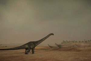 Fóssil de dinossauro pescoçudo com mais de 20 metros de comprimento é descoberto