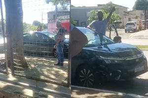 agressão a idoso servidor do INSS em Goiânia