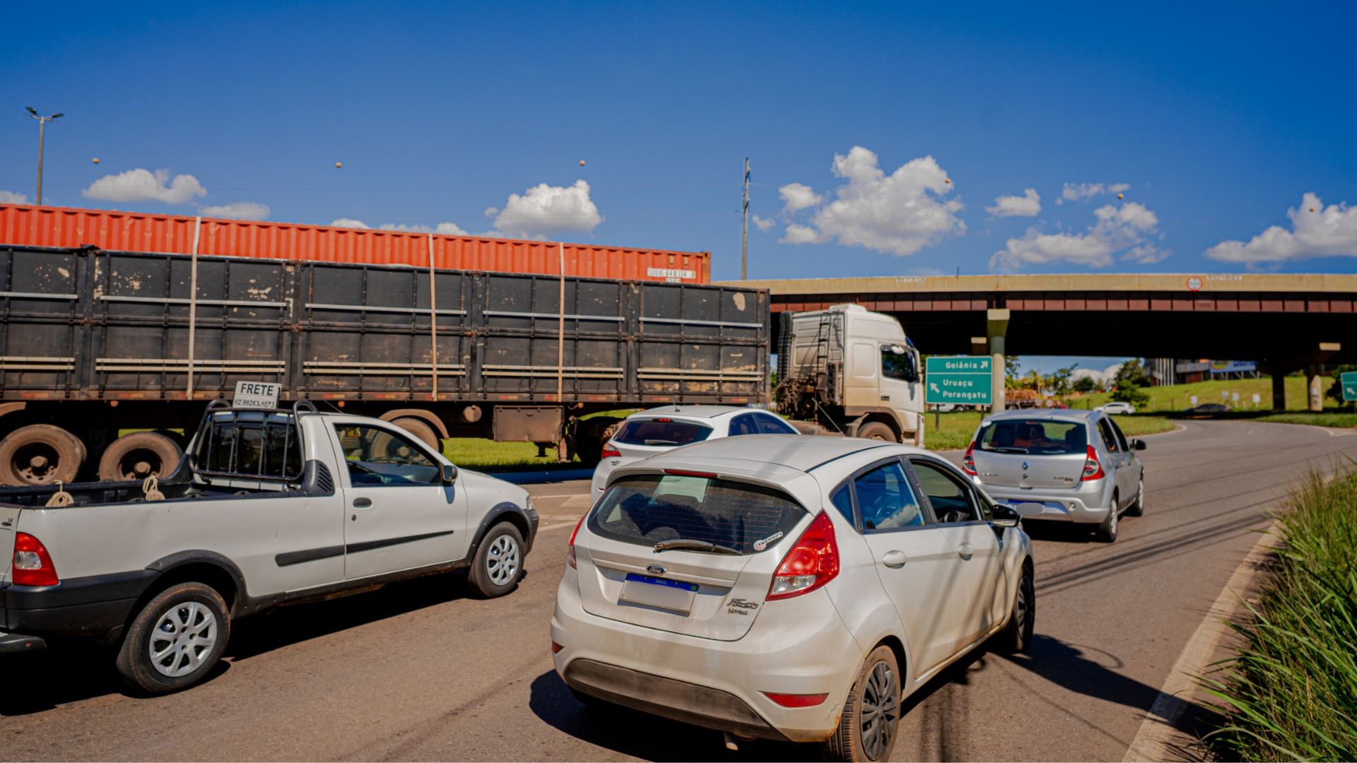 Trevo da Havan costuma ser cenário de congestionamento e trânsito lento.