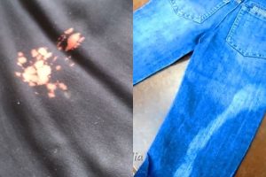 Truque simples recupera peça manchada