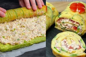 Rocambole de abobrinha é opção leve