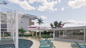 Primeiro resort liberal da América do Sul está sendo construído no Brasil com parte de um Boeing 737 de alto padrão