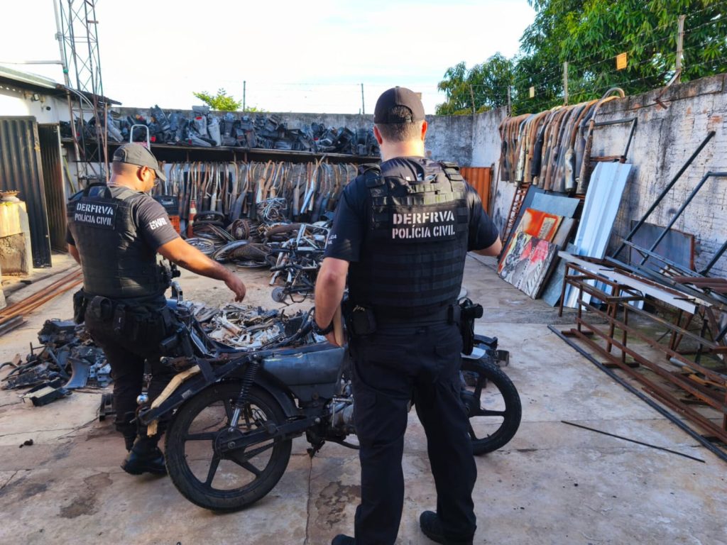 Polícia Civil segue atuando nas investigações contra grupo especializado no furto de motos. (Foto: Divulgação)