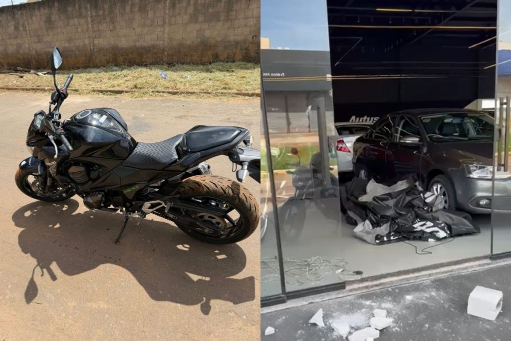 moto recuperada pela PM em Anápolis