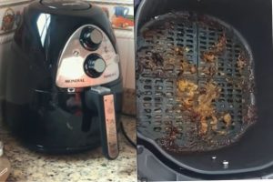 O truque para limpar mais fácil airfryer