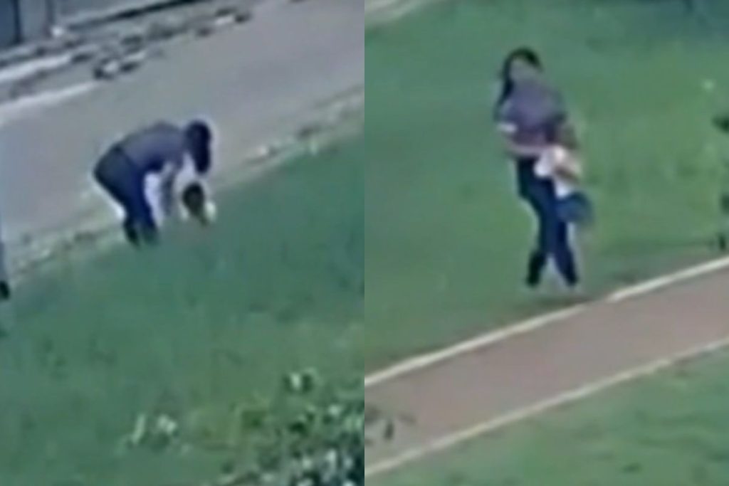 mãe abandona criança no parque da jaiara