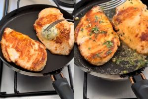 ingrediente secreto para deixar o frango dourado