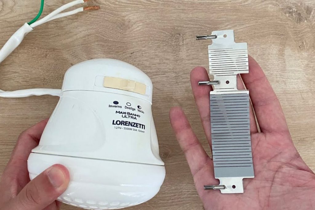 resistência do chuveiro e faz a conta de luz aumentar