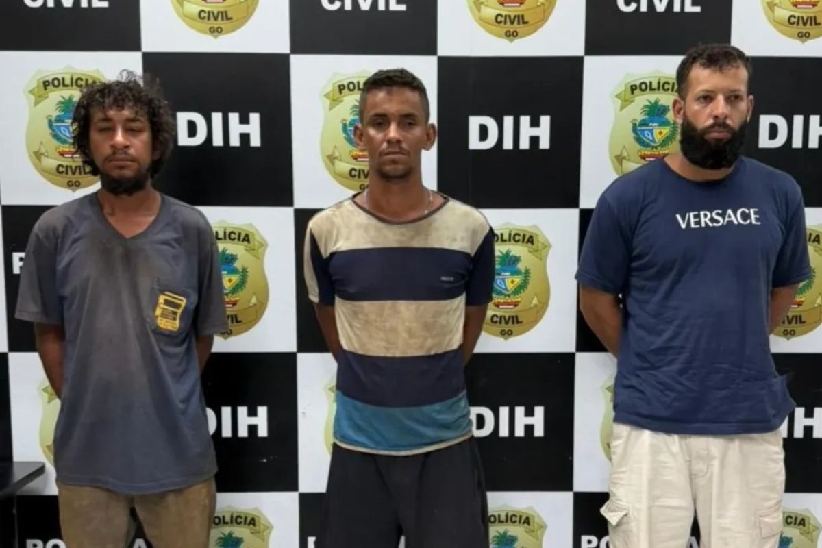 Polícia prende trio em Goiânia suspeito de matar e ocultar corpo de mulher em matagal
