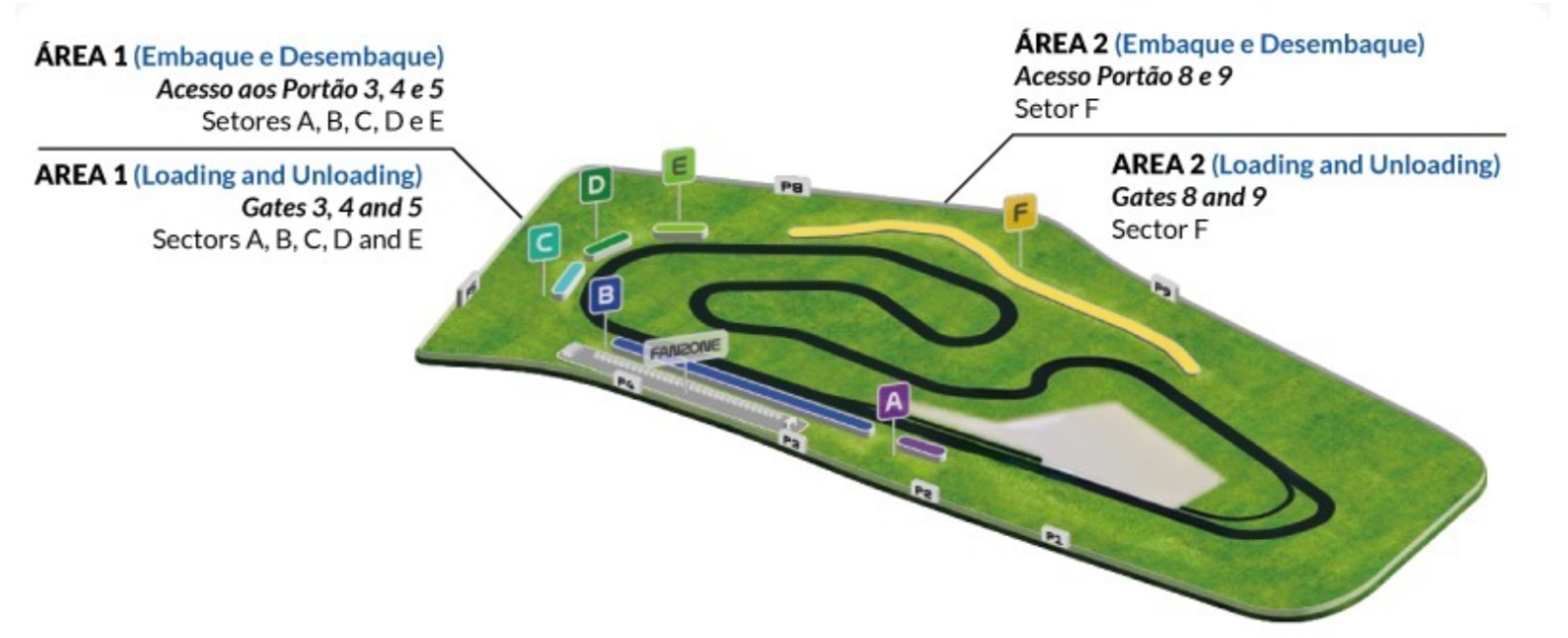 Ilustração mostra como ficará a nova disposição dos pontos de embarque e desembarque. (Foto: Divulgação)