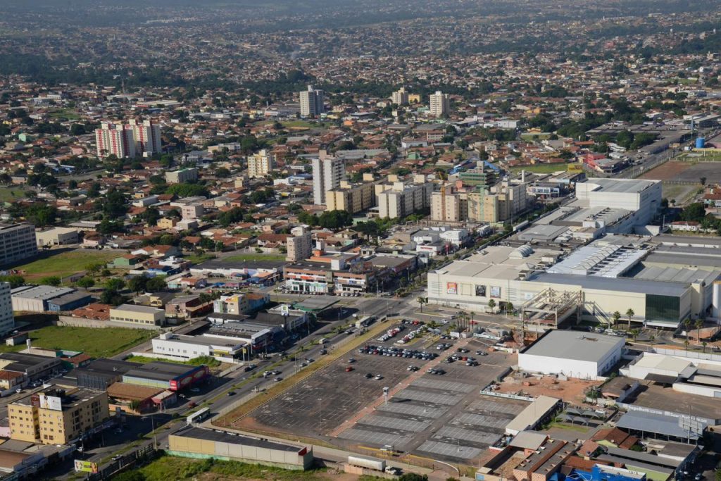 Vista aérea de Aparecida de Goiânia